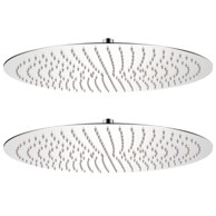 Glava za tuš od nehrđajućeg čelika 2 kom Ø 50 cm