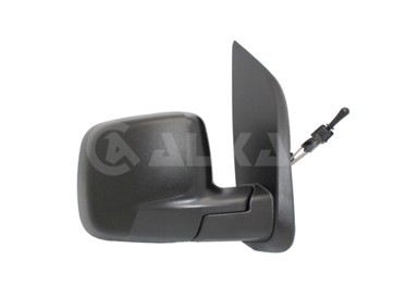 ALKAR Retrovizor Fiat Fiorino 08-, crni, desni, unutarnje podešavanje, Sport/Bipper