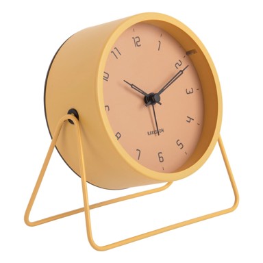 KARLSSON Budilica Stark ø 13,5 cm, prirodna