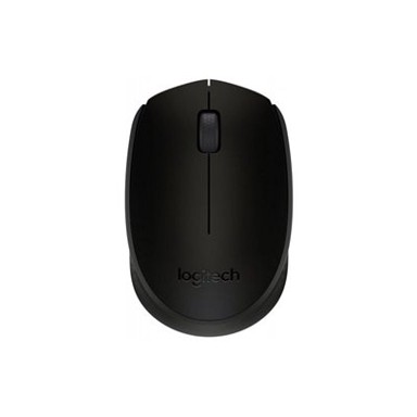 LOGITECH Miš B170, crni, optički, 1000dpi, bežični, USB