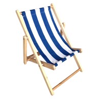 Dječja drvena ležaljka za plažu, plava 2019YZ02