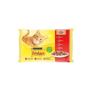 FRISKIES Cat Multipack meso u umaku 4x85g