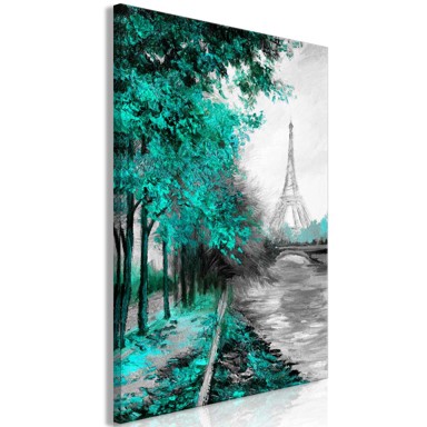 Slika Paris Channel Vertical Green 60x90