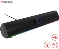 GENESIS Zvučnik 312BT, stereo, 10W, BT5.2, RGB LED, USB-A