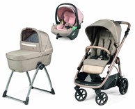 PEG PEREGO Dječja kolica Veloce Belvedere Lounge 3u1, modularni sustav, bež