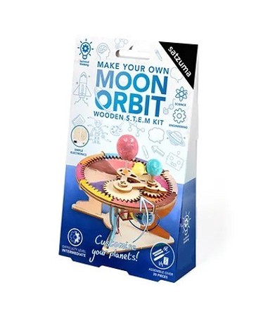 SATZUMA Napravi svoju drvenu orbitu Zemlje STEM-E100 set