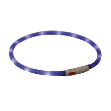 TRIXIE Ogrlica za pse F.L. USB silikon XS-XL 70 cm/fi-10 mm multicolor