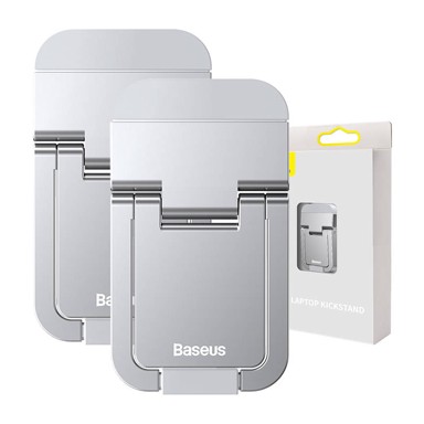 BASEUS Nosač za laptop Slim Kickstand, 2 kom, srebrni