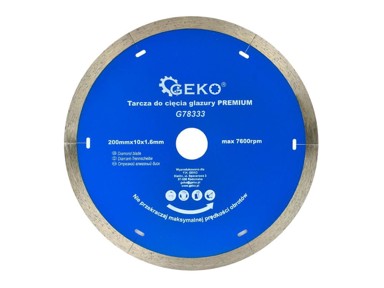 Premium dijamantni disk za rezanje pločica, 200 x 10 x 1,6 mm