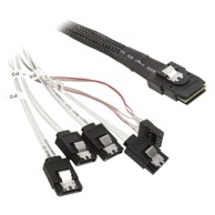 SILVERSTONE Mini SAS na SATA kabel SST-CPS03, 50 cm
