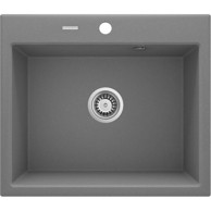 DEANTE Sudoper Andante, granit, 1-korito, grey metallic