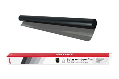AMIO Folija za zatamnjivanje automobilskog stakla crna, 0,75x3m (30%)
