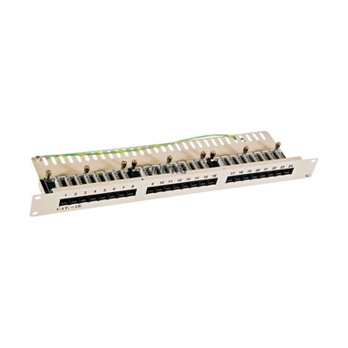 WERTOR Patch panel H, 24port, 1U, Cat5e