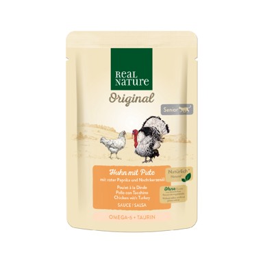 REAL NATURE Cat Senior piletina i perad u umaku 85 g