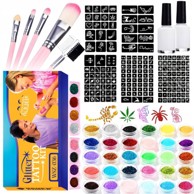 MG Tattoo Kit set za tetoviranje za djecu, šljokičasti