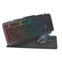 LOGILINK Gaming set ID0185, tipkovnica, miš i podloga za miš, žični, DE raspored, crna