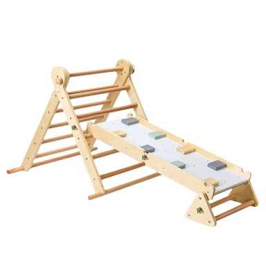 MONI TOYS Drveni Piklerov trokut 3 u 1, 132 x 68,5 x 60 cm