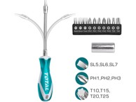 TOTAL Odvijač s vrhovima THT250FL1206 set od 12, CrV