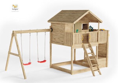 FUNGOO Drveno dječje igralište Sunshine
