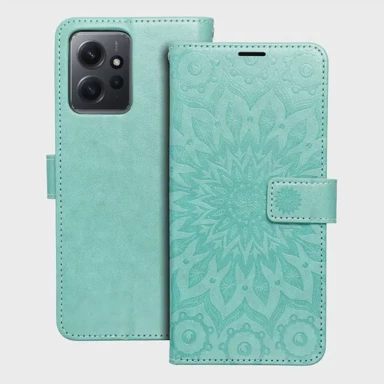 MEZZO Preklopna torbica Book Case za Xiaomi Redmi Note 12 5G, mandala green
