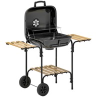 HOMESTAR Roštilj na ugljen 95715102 cm, crni