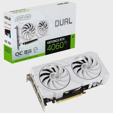 ASUS Grafička kartica Dual GeForce RTX 4060 Ti EVO White OC 8GB GDDR6