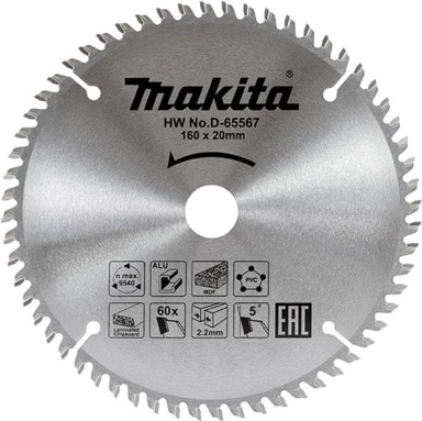 MAKITA List pile TCT D-65567