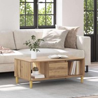 Stolić za kavu Umjetnički hrast 90 x 50 x 26.5 cm, konstruirano drvo