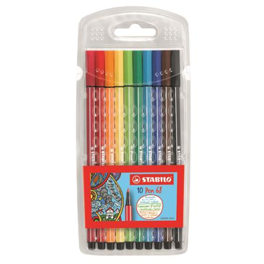STABILO Flomaster Pen 68, 10 kom, višebojni