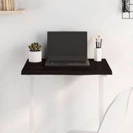 Stolna ploča 60x40x2 cm masivna hrastovina, tamnosmeđa