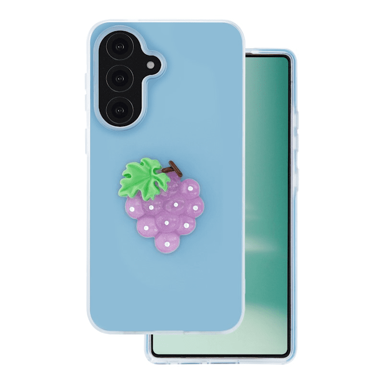 ONASI Tutti Frutti 2u1 silikonska maskica, za Samsung Galaxy A36, plava