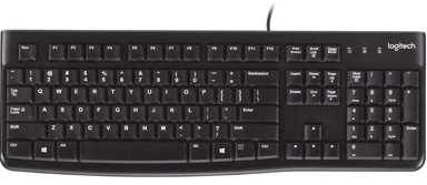 LOGITECH Tipkovnica K120, USB, US