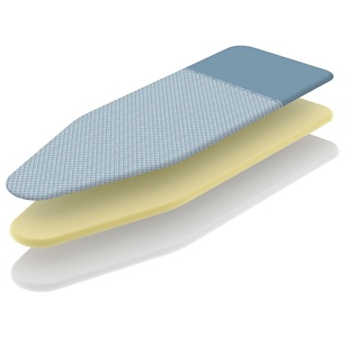 COLOMBO Navlaka za dasku za peglanje, metalizirana, 130x50 cm, troslojna