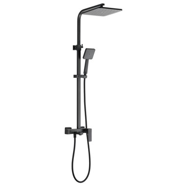 STIL Set za tuš Merkur, crni