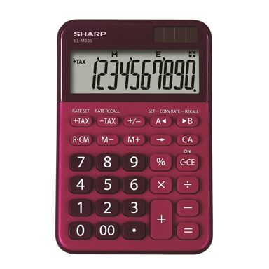 SHARP Kalkulator EL-M335, crveni