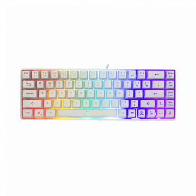 WHITE SHARK Tipkovnica GK-2201 Ronin, US, bijela