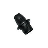 WERTOR Grlo za žarulju E14 luster s prstenom crno