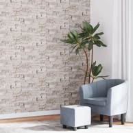 Zidna tapeta 3D s izgledom kamena, 10×0.53 m, netkana, krem
