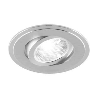 Ugradbena stropna svjetiljka GU10 Alum C, srebrna, GU10/MR16, IP20