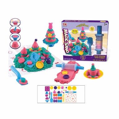 Set kinetički pijesak Izrada kolača, 500 g