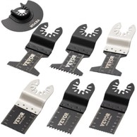 VEVOR Set od 50 oscilirajućih listova za pilu, brzo otpuštanje, multitool, HCS