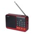 SETTY mini FM radio s Bluetooth zvučnikom SFM-01M crveni