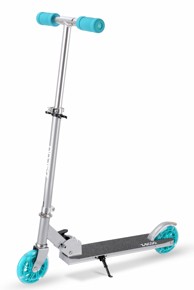 Dječji romobil LED, plavo-sivi