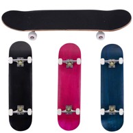 NORTHIX Mini skateboard, 79 cm, drvena daska, crni