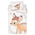 JERRY FABRICS Pamučna dječja posteljina Bambi 100x135 cm, bež