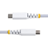 STARTECH USB-C kabel USB2CC1MNCBRWH, USB 2.0, 1 m, 60 W, bijeli