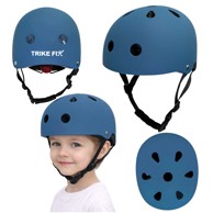 TRIKE FIX Kaciga dječja, LED, veličina S, 48-54 cm, plava tamna