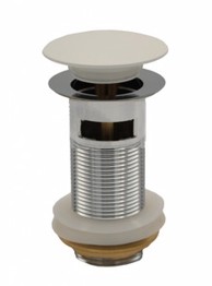 SINK SOLUTION Klik-klak kupaonsko grlo s pomoćnim prelijevom, bijelo