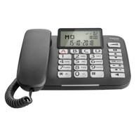 GIGASET Fiksni telefon DL580, crni
