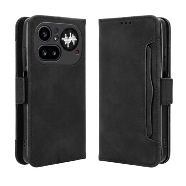 Preklopna futrola za Nothing Phone (4a) Pro, utor za karticu, crna